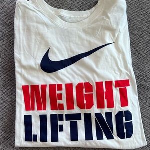 Nike Weight Lifting T-Shirt - Large